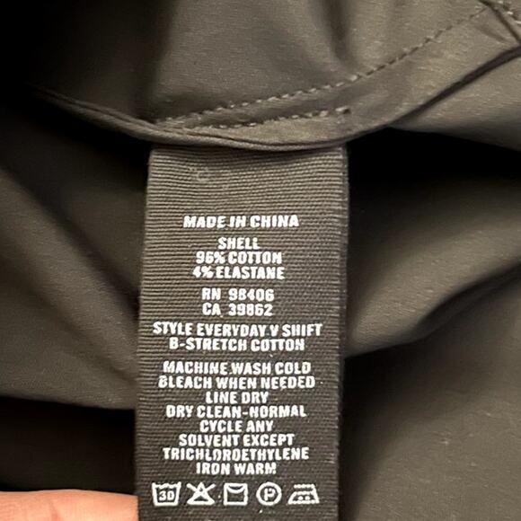 Theory Women´s Black Everyday V Shift Stretch Cotton Minimalist Dress Size P - Picture 10 of 10